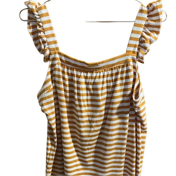 MICHAEL Michael Kors Women’s Tank Ruffle Sleeve Sz. medium - Picture 2 of 4